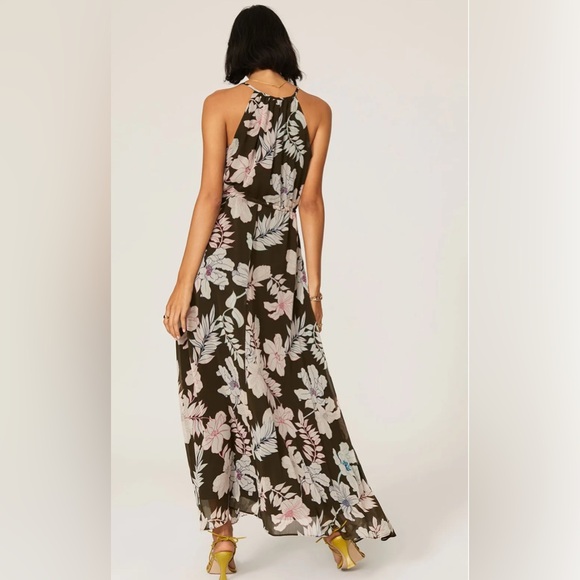 Sanctuary Green Floral Maxi Dress - Picture 3 of 8
